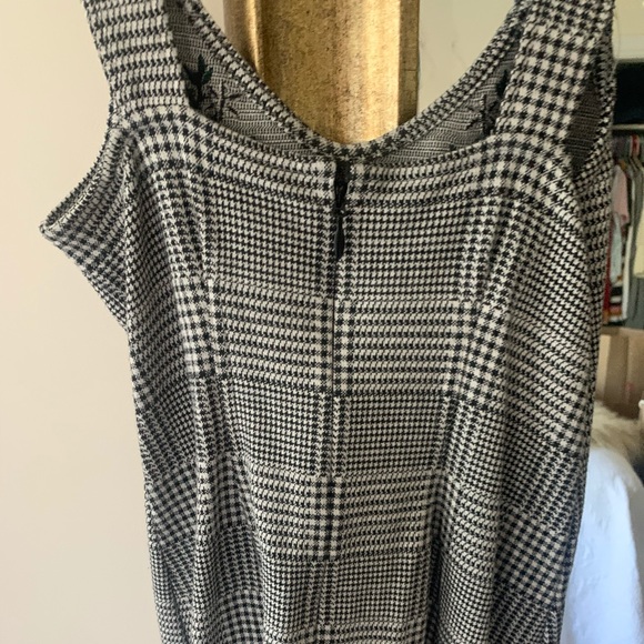 Topshop Houndstooth Embroidered Mini Dress - Picture 5 of 7
